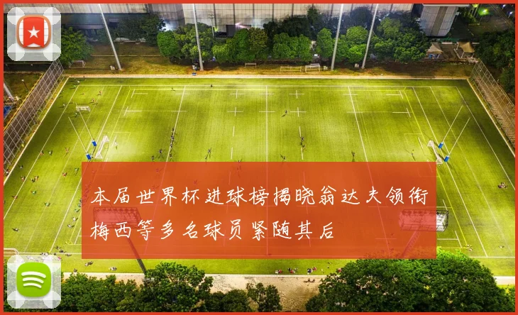 本届世界杯进球榜揭晓翁达夫领衔梅西等多名球员紧随其后